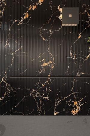 Black and Gold Wall Panel